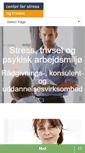 Mobile Screenshot of center-for-stress.dk